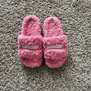 Balenciaga Furry Slides